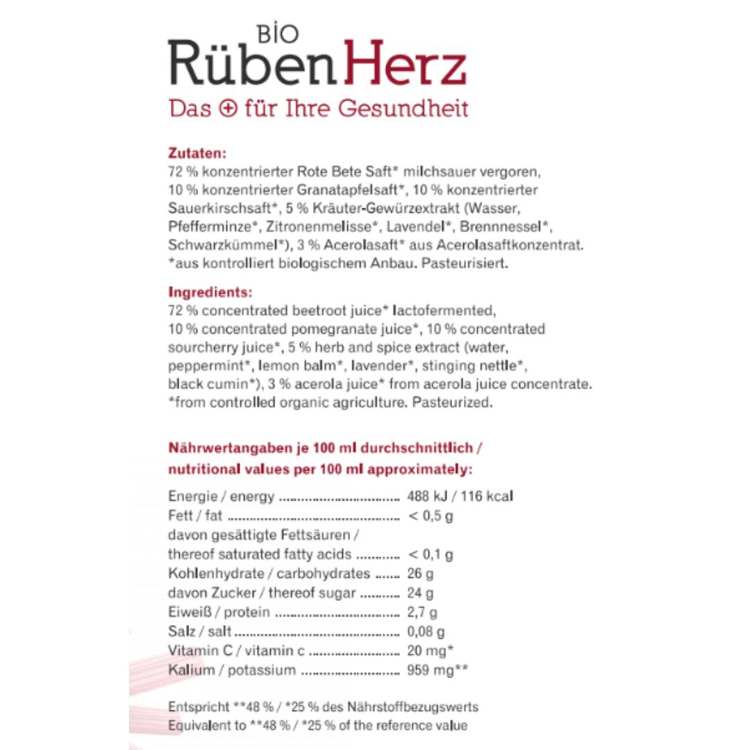 BIO Rüben Herz 3L